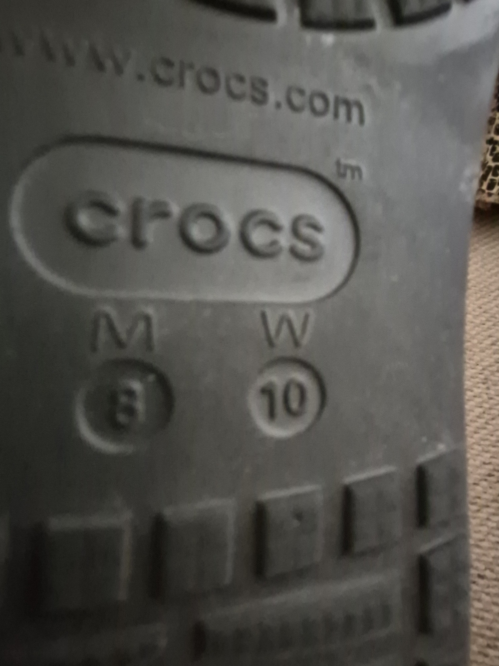 CROCS Women’s Black Platform Sandals Slide Mules - Picture 4 of 4